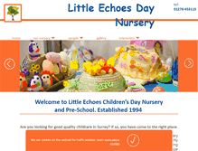 Tablet Screenshot of littleechoes.co.uk